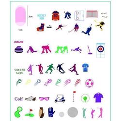 Sports Fans (CjS-LC91) - Stampingplade, Clear Jelly Stamper (u)